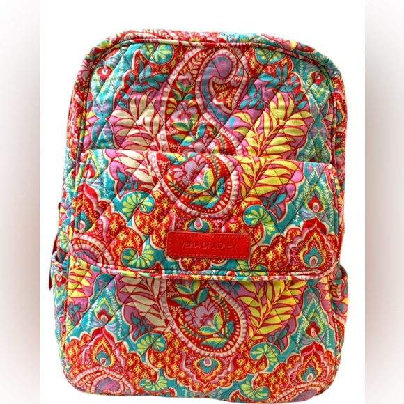 Vera Bradley Handbags - Vera Bradley Small Backpack - Paisley in Paradise